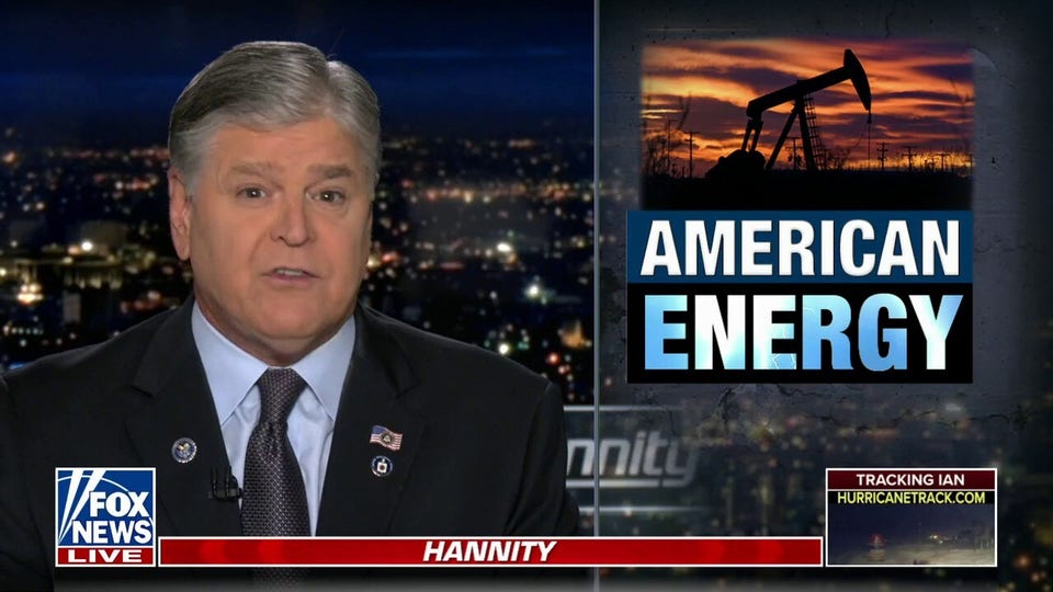 The US is a reliable source of energy if we had the brains to do it: Sean Hannity