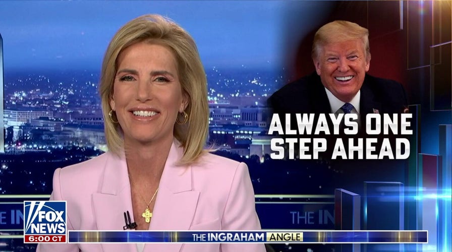 LAURA INGRAHAM: They’re trying to put Trump behind bars and or bankrupt him before the election