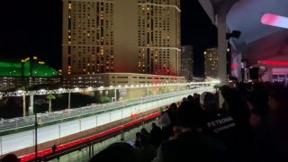 F1 drivers zoom down the straightaway at the Las Vegas Grand Prix - Fox News