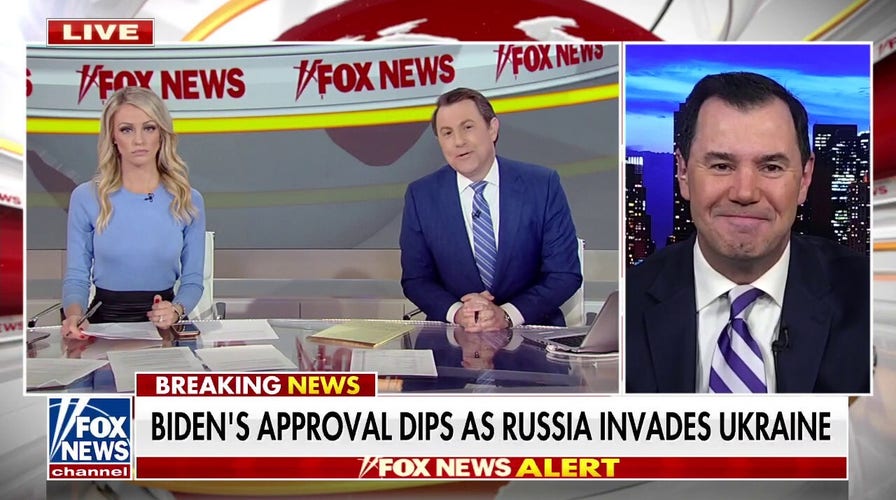 Joe Concha on Biden's plummeting approval rating amid Ukraine crisis: This will 'lead to a red tsunami'