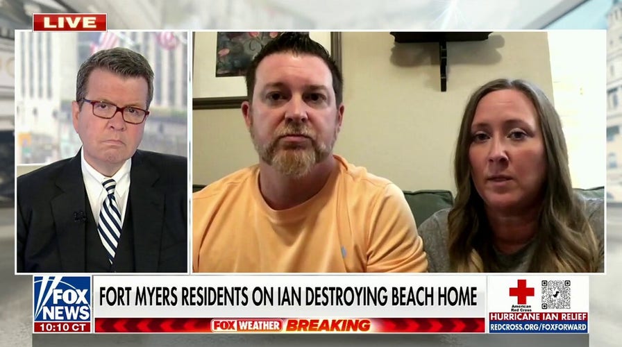 Hurricane Ian destroys Fort Myers residents' beach home