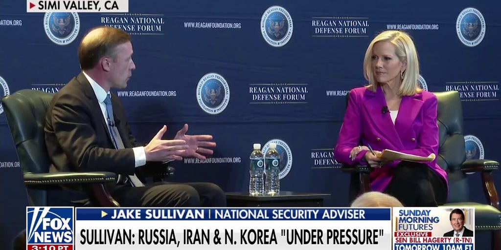 NSA Jake Sullivan says Russia, China, North Korea and Iran are all 'under pressure'