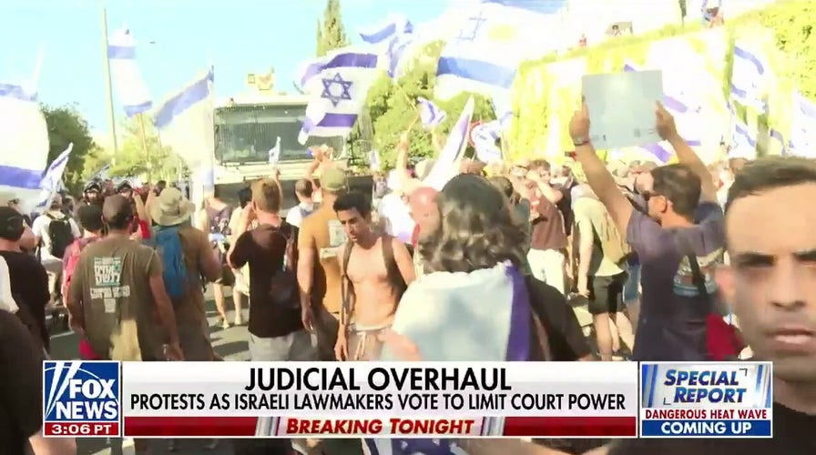 Jerusalem erupts in protest over limitation of Supreme Court power