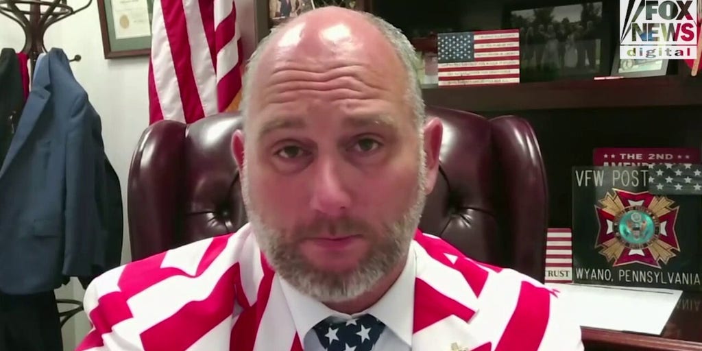 Lawmaker ejected by Democratic leader over patriotic suit