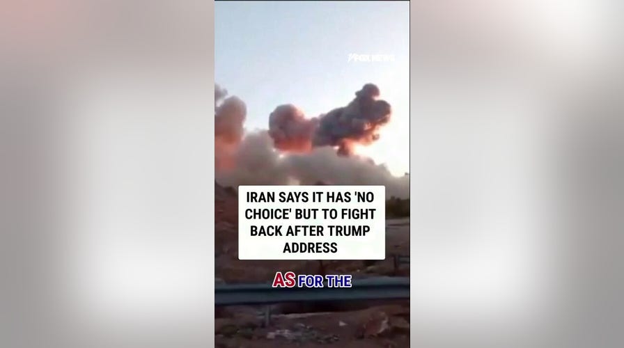 Iran says it has 'NO CHOICE' but to FIGHT BACK aft  Trump address