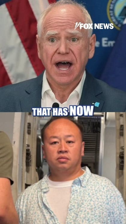 Walz STUNS with apparent defense of child rapist