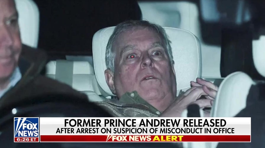 Former Prince Andrew released after arrest on misconduct suspicion