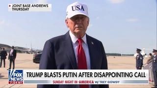 Trump says he has not made any progress with Putin 'at all'
