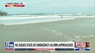 North Carolina braces for impact from Hurricane Erin