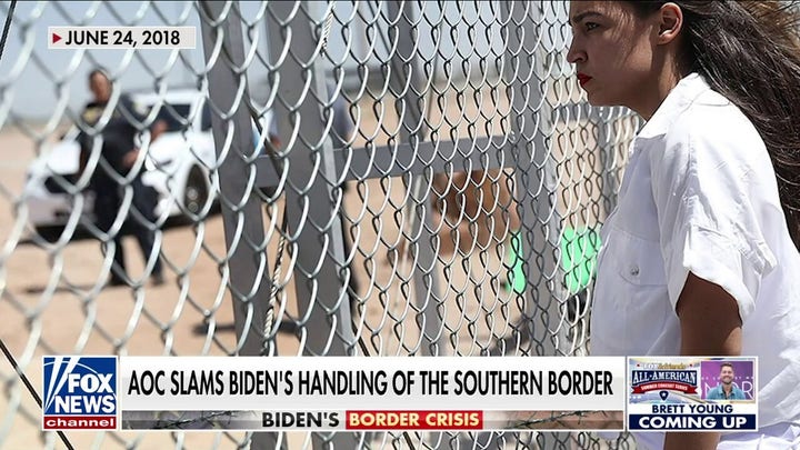 AOC pins New York City migrant crisis blame on President Biden