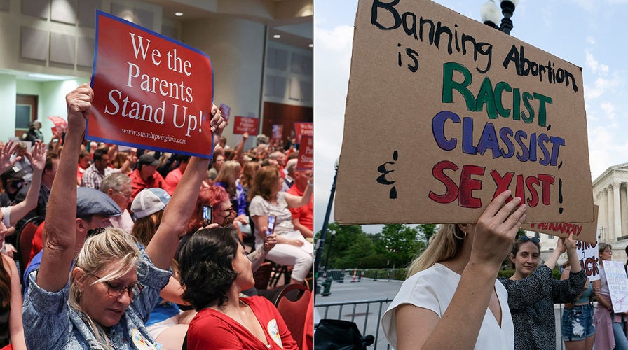 MONTAGE: Media offers positive coverage to SCOTUS protesters after blasting parents protesting school boards