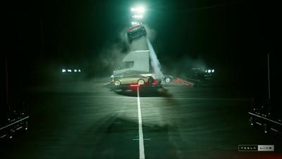 Next-generation Tesla Roadster performs a 'kick flip' flight