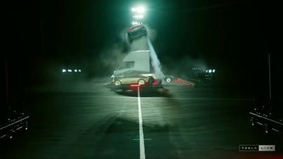 Next-generation Tesla Roadster performs a 'kick flip' flight