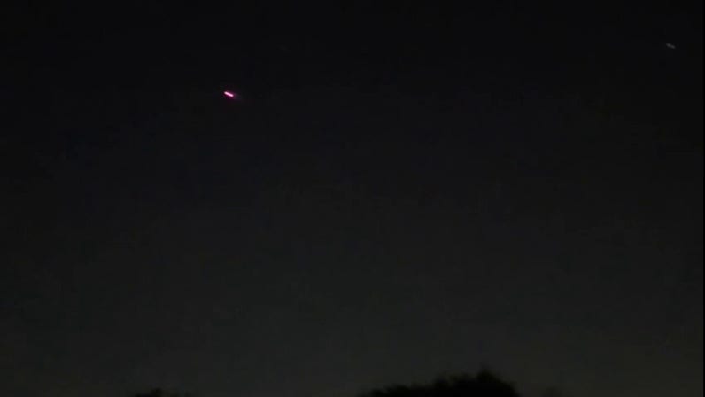 Iranian missile attacks seen in northern Israel