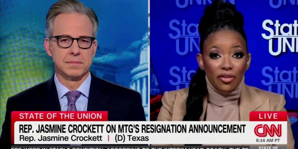 Crockett criticizes Greene after resignation, asks why 'everyone else is able to stand and you can‘t'