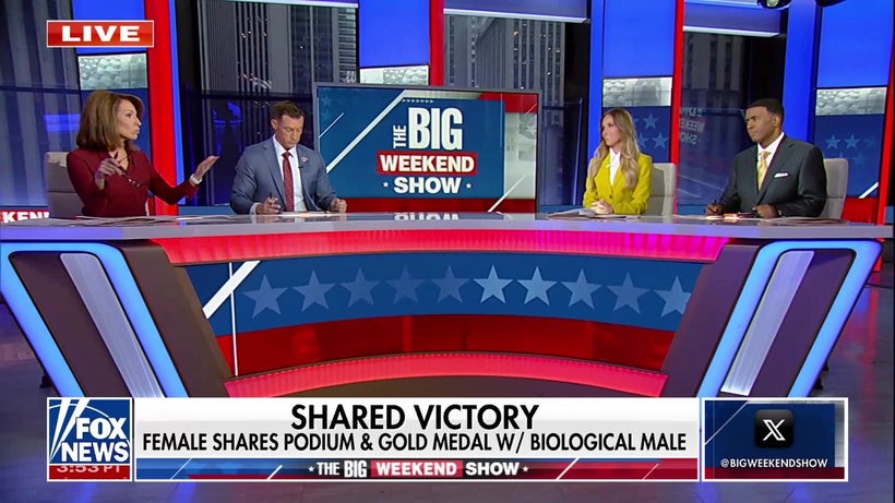 Female athlete shares podium, gold medal with transgender competitor at California track event