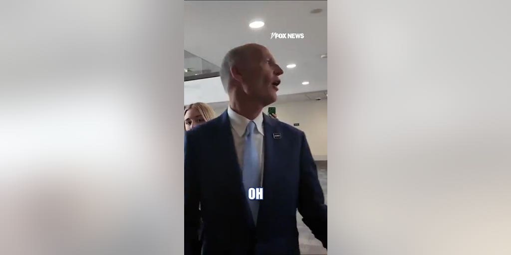 Far-left CODEPINK protesters heckle Rick Scott over Iran war