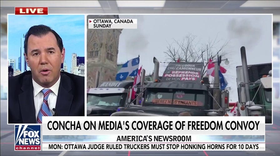 Joe Concha on CNN's Freedom Convoy coverage: It should be 'CGNN' for 'Canadian Government News Network'