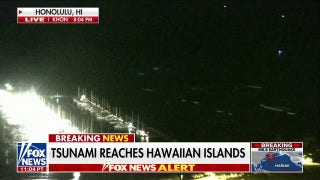 Tsunami waves reach Hawaii after earthquake strikes Russia
