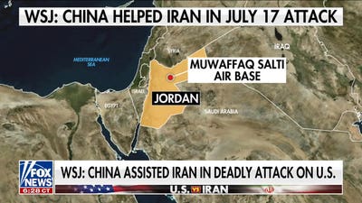 China reportedly helped Iran in deadly attack on US forces