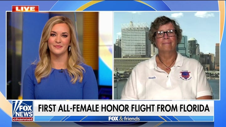 All-female Honor Flight departs for DC