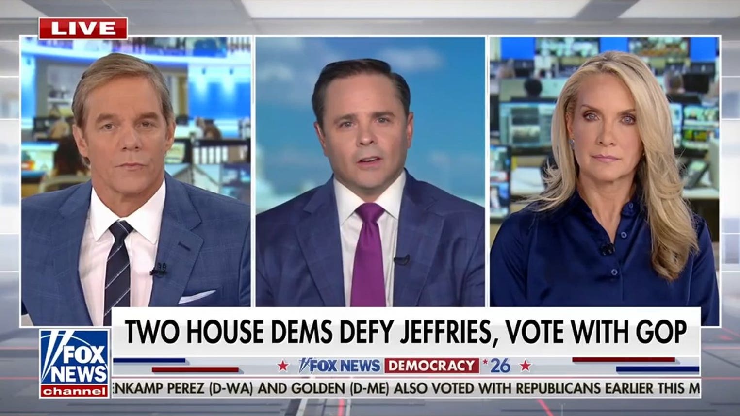 Democrats break ranks on key House vote as party tensions flare