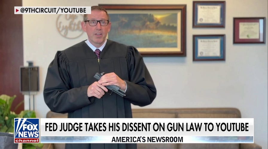 California judge shares firearm demonstration to explain dissent to gun law