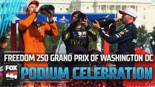 Kyle Kirkwood, Christian Lundgaard & Will Power celebrate Freedom 250 podium finishes