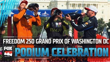 Kyle Kirkwood, Christian Lundgaard & Will Power celebrate Freedom 250 podium finishes