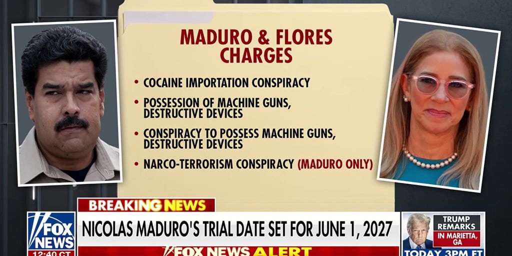 Nicolas Maduro’s trial date set for June 1, 2027