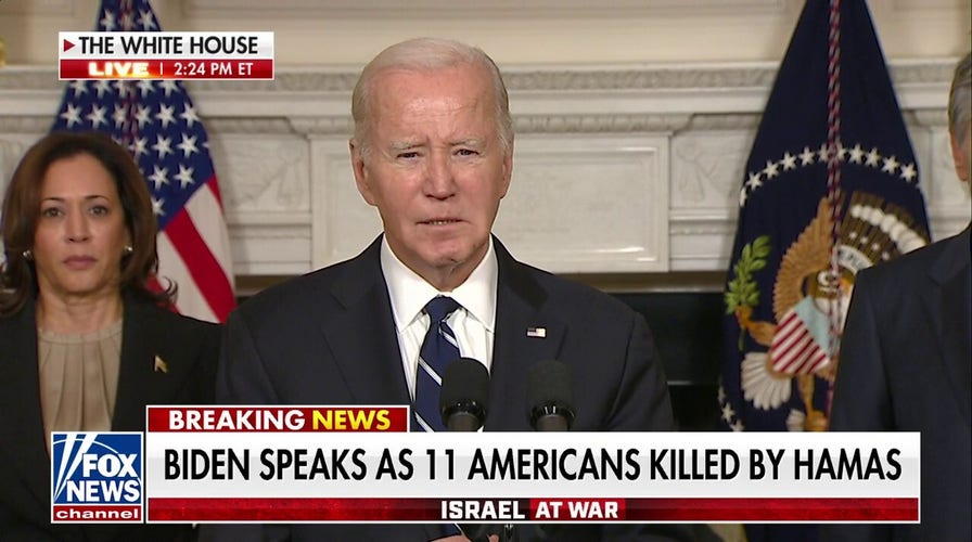 Biden condemns Hamas' attack on Israel: 'This was an act of sheer evil.'