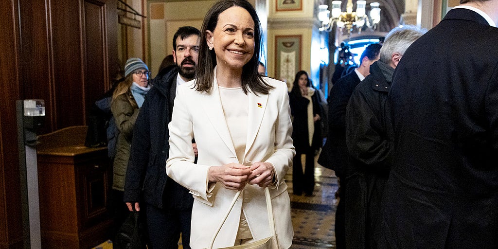 WATCH LIVE: Venezuelan opposition leader Machado speaks to reporters