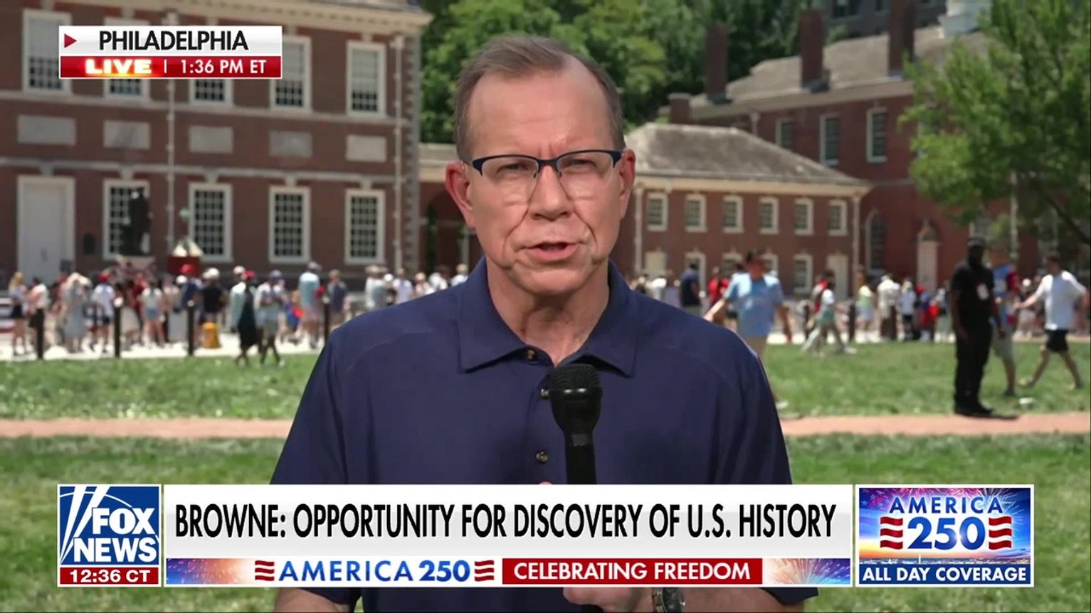 Ceremony marks burial of America250 time capsule in Philadelphia