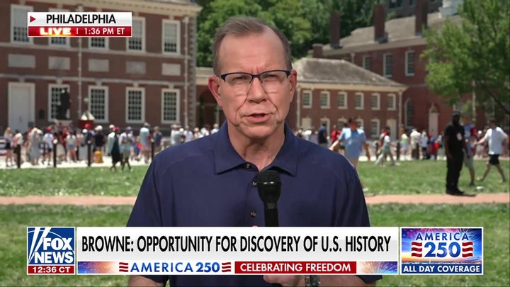 Ceremony marks burial of America250 time capsule in Philadelphia - Fox News