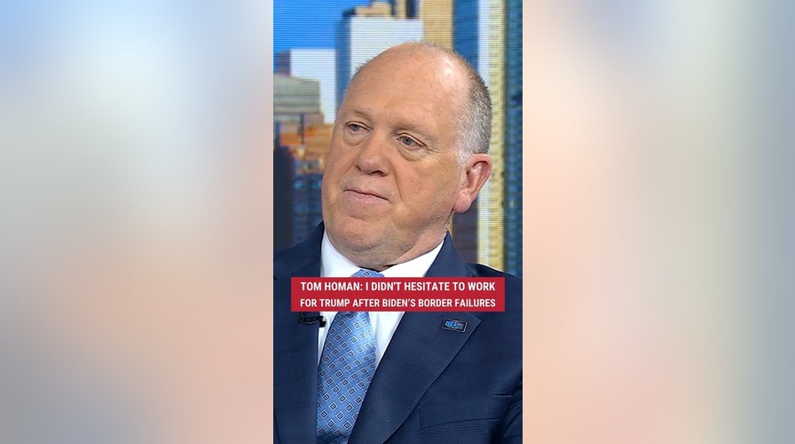 Tom Homan says he didn't hesitate to work for Trump after witnessing Biden's border failures