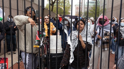 WATCH LIVE: Anti-Israel agitators seethe on NYU campus - Fox News