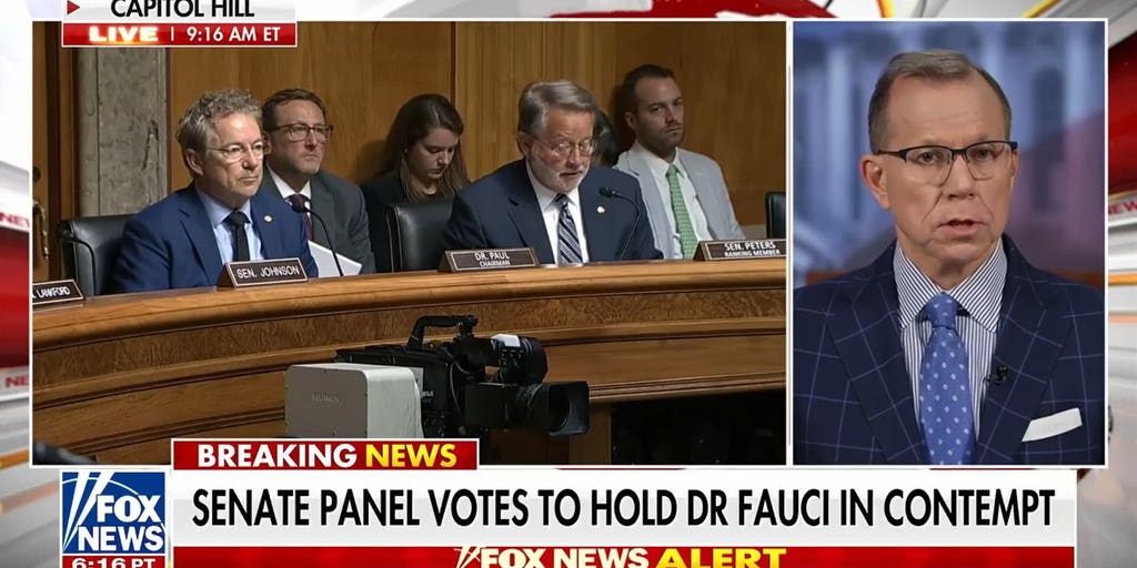 Senate panel votes to hold Dr Fauci in contempt of Congress