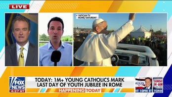 'Catholic Woodstock': Young followers flock to Rome for the final day of Youth Jubilee