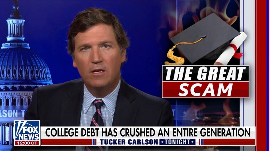 Tucker Carlson on student loan handout: Biden admin decided they are going to ignore the law