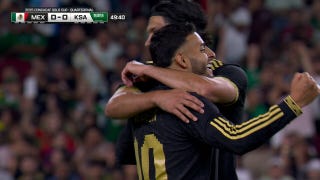 Alexis Vega opens the score for Mexico in the 48' against Saudi Arabia - Fox News