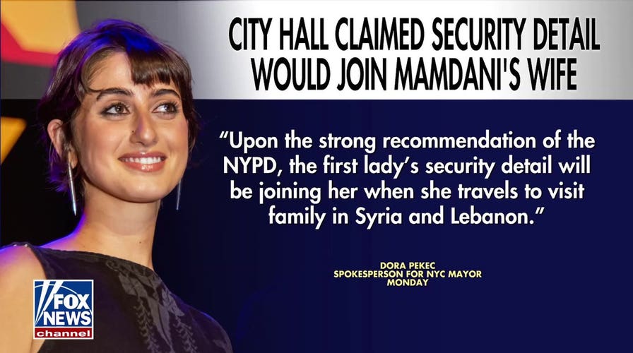 NYPD denies security detail for Mamdani's wife's Middle East trip