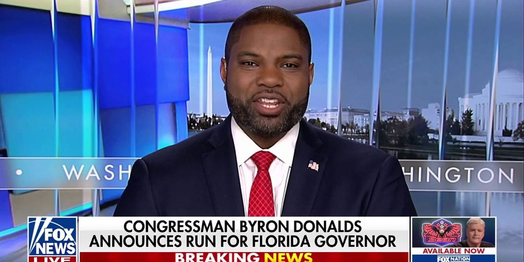 Byron Donalds announces candidacy for Florida governor