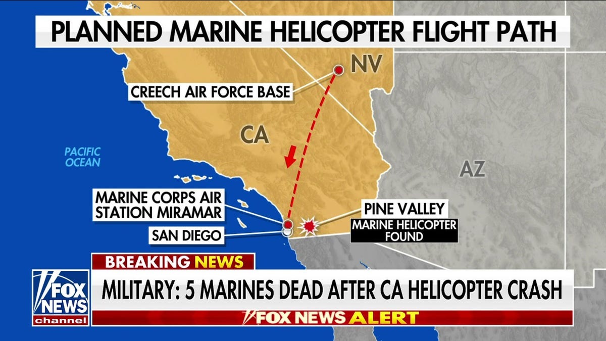 Fathers, uncle of Marines killed in California helicopter crash