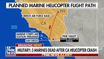 5 missing Marines confirmed dead after helicopter crash
