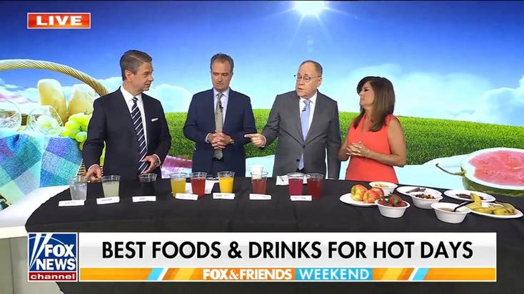 ‘Fox & Friends Weekend’ ranks best and worst drinks to stay hydrated