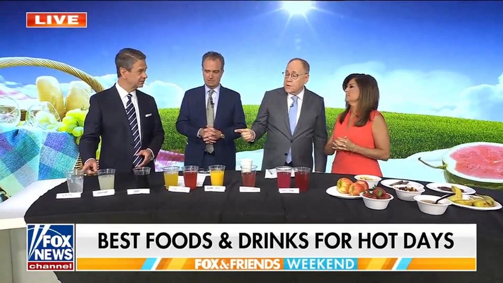 ‘Fox & Friends Weekend’ ranks best and worst drinks to stay hydrated