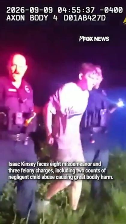 DUI suspect CRAWLS through SWAMP with kids after CRASH