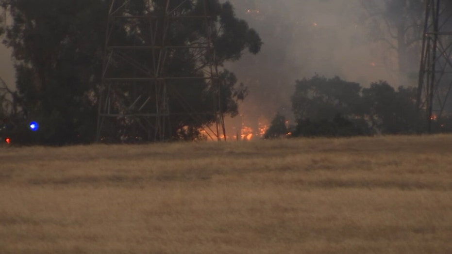 Lightning From Rare Violent Thunderstorms In California Sparks Dozens Of Wildfires Across Bay Area Fox News
