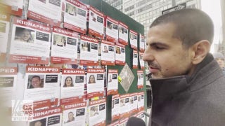 Israeli Michael Levy finds poster of his hostage brother, Or Levy, in NYC - Fox News