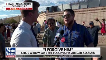 Memorial attendees react to Erika Kirk’s forgiveness of her husband’s killer